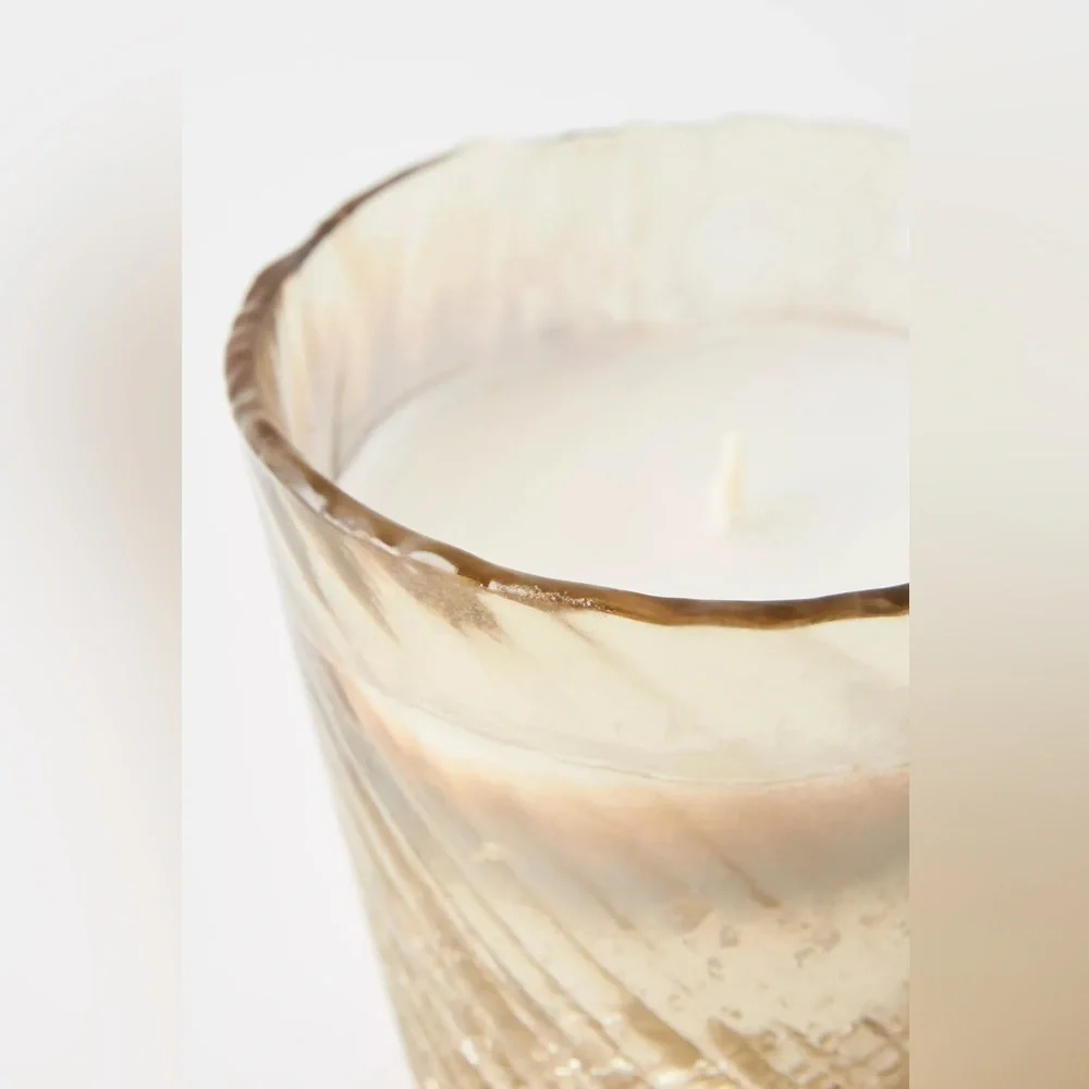 Liquid Gold Glass Candle
